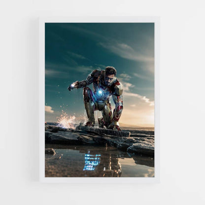 Póster El aterrizaje de Iron Man