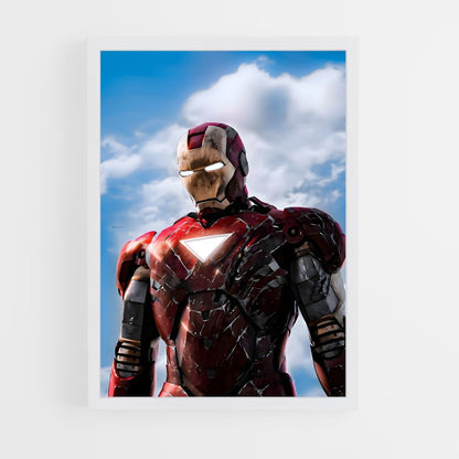 iron-man-14 cadre Blanc