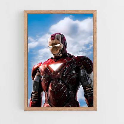 iron-man-14 cadre Bois clair