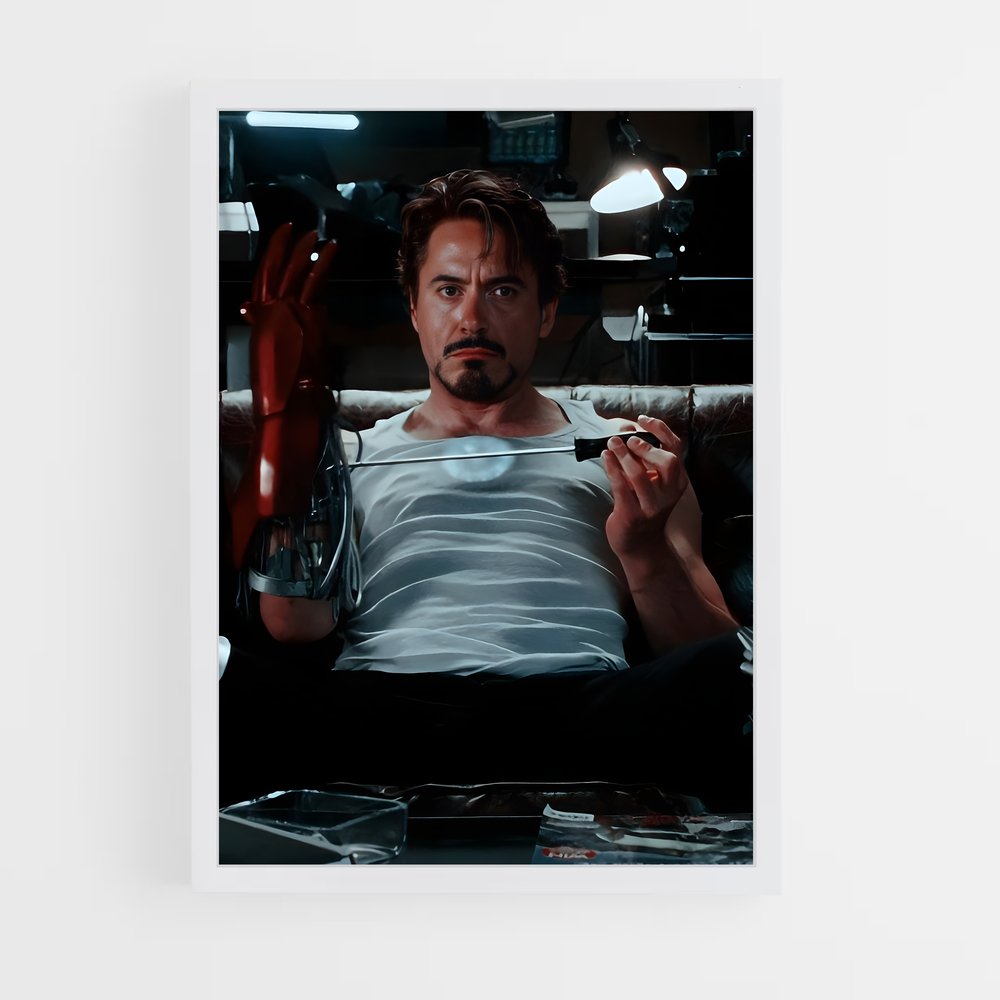 iron-man-15 cadre Blanc