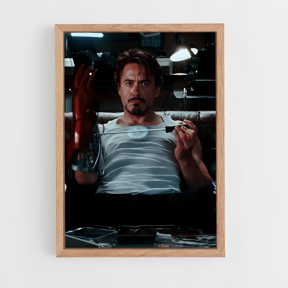 iron-man-15 cadre Bois clair