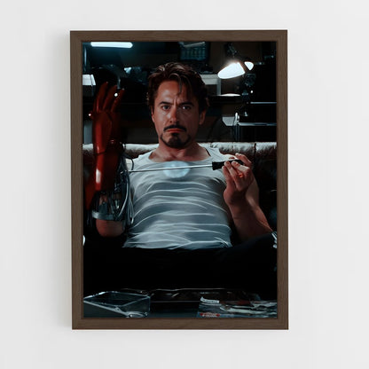 iron-man-15 cadre Bois foncé