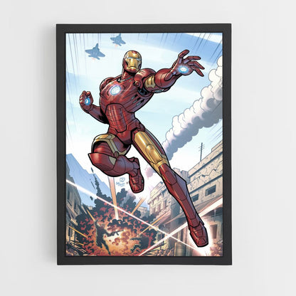 Cartel Iron Man Cómics