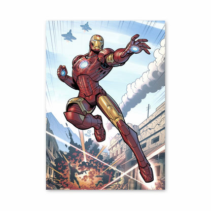 Cartel Iron Man Cómics