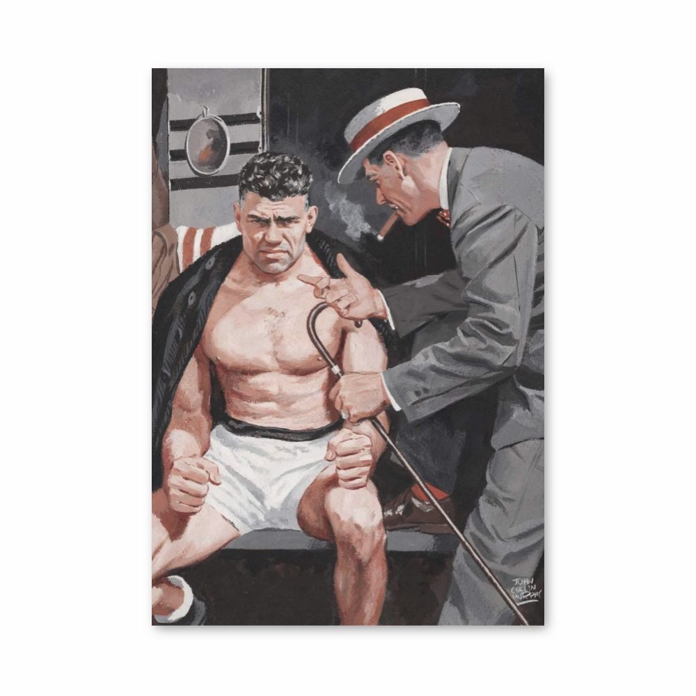 Póster Jack Dempsey Músculo