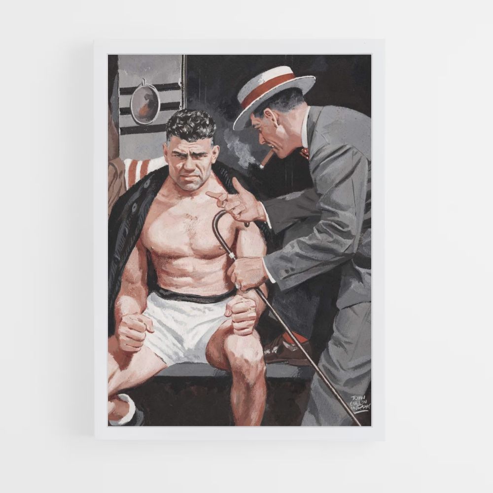 Póster Jack Dempsey Músculo