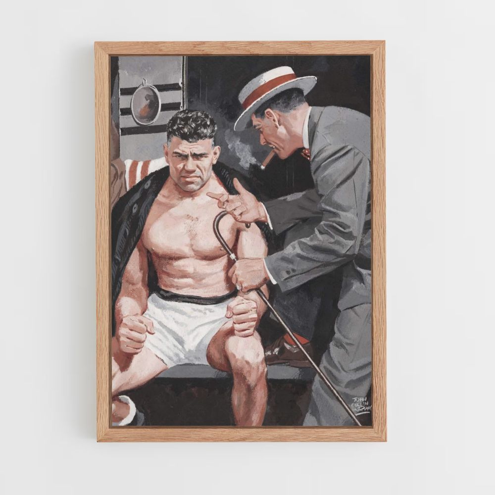 Póster Jack Dempsey Músculo