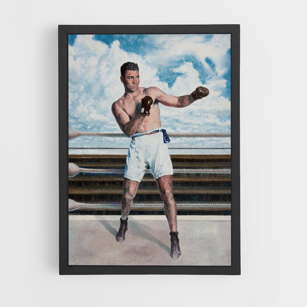 Pelea de Jack Dempsey Póster