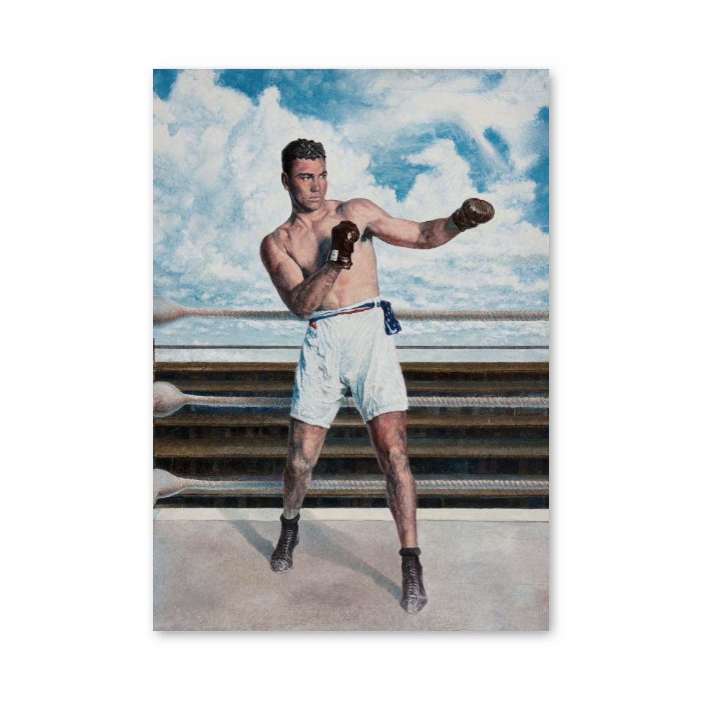 Pelea de Jack Dempsey Póster