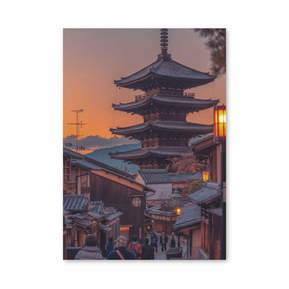 Póster Templo de Japón