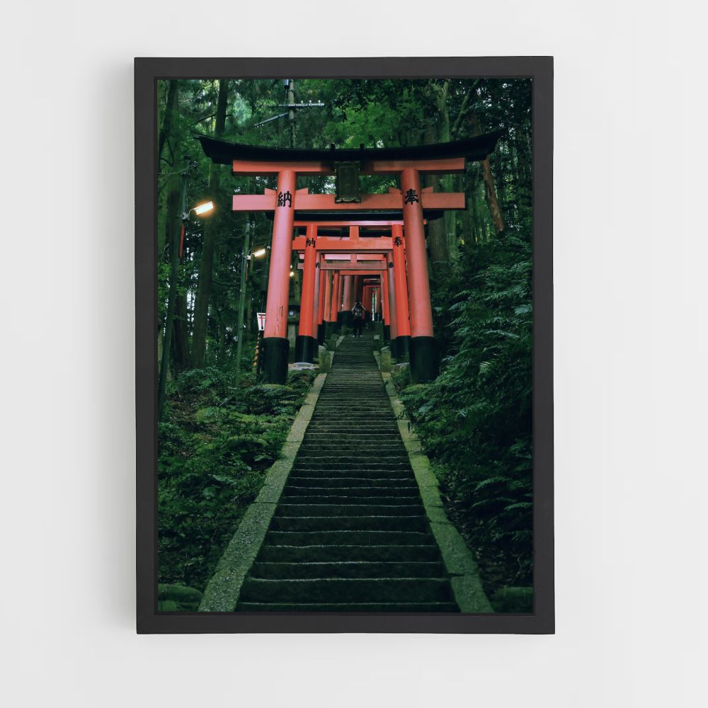 Póster Escaleras de Japón