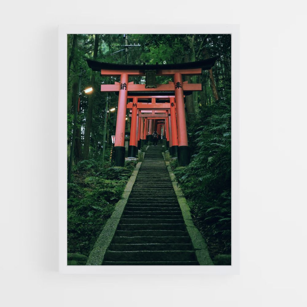 Póster Escaleras de Japón