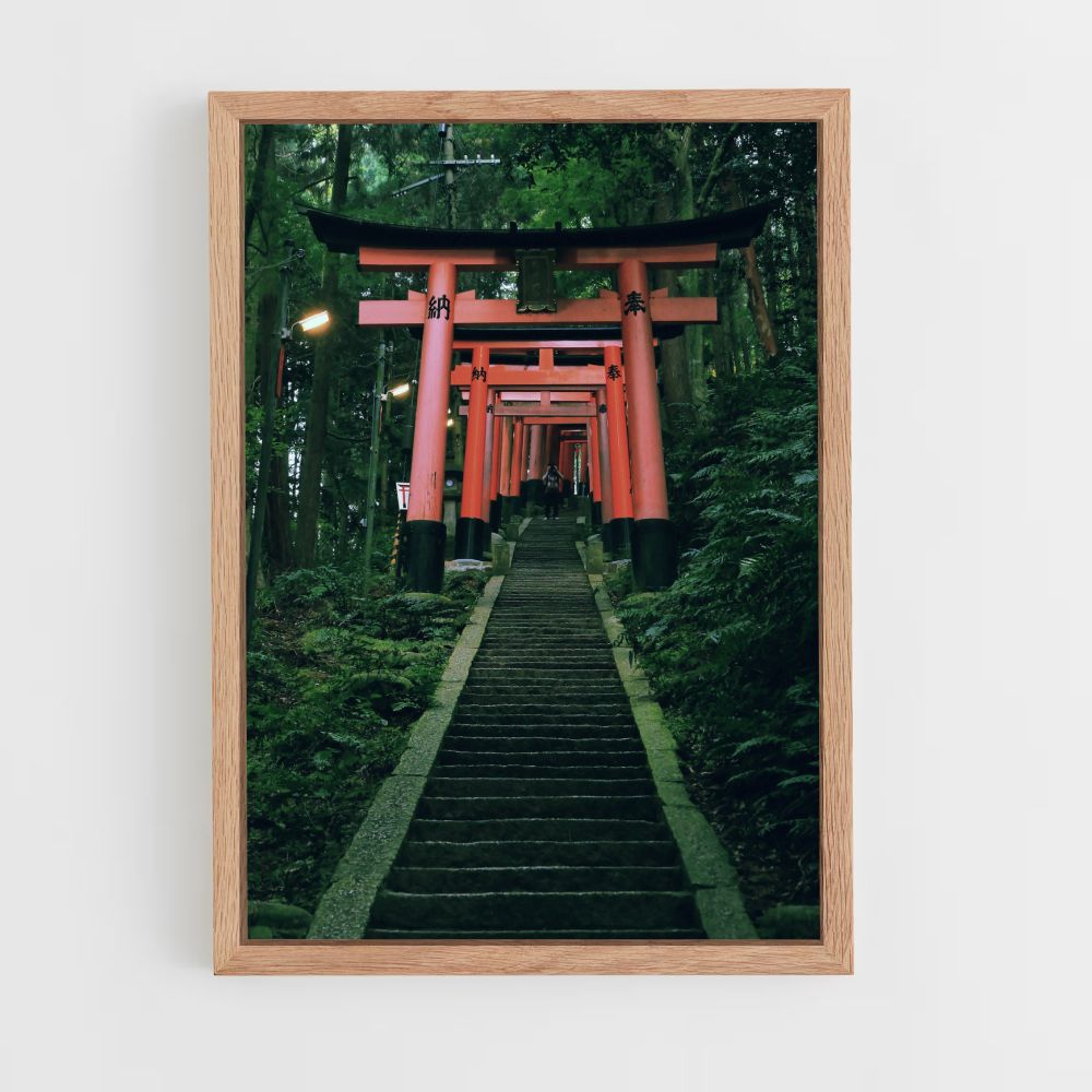 Póster Escaleras de Japón