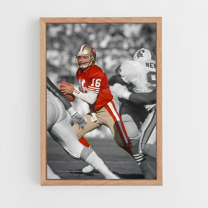 joe-montana-5 cadre Bois clair