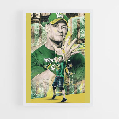 Cartel John Cena Verde