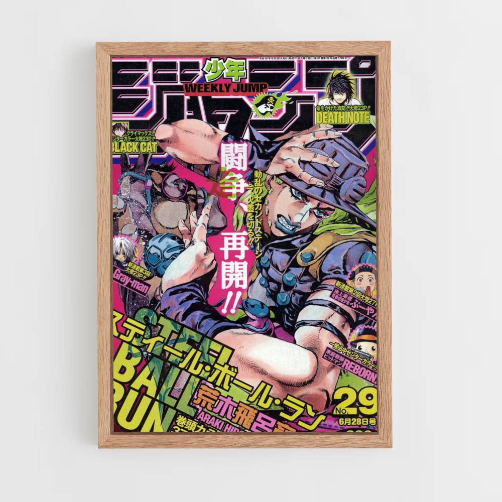 Póster Jojo Bola de Acero