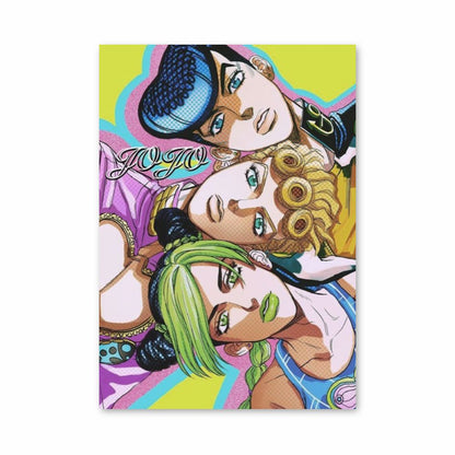 Póster Josuke x Giorno x Jolyne