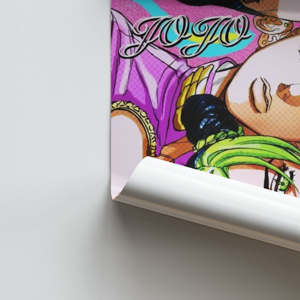 Póster Josuke x Giorno x Jolyne