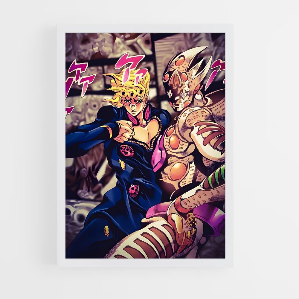 jojo-bizarre-adventure-20 cadre Blanc