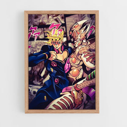 jojo-bizarre-adventure-20 cadre Bois clair