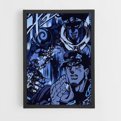 Póster Jotaro Azul