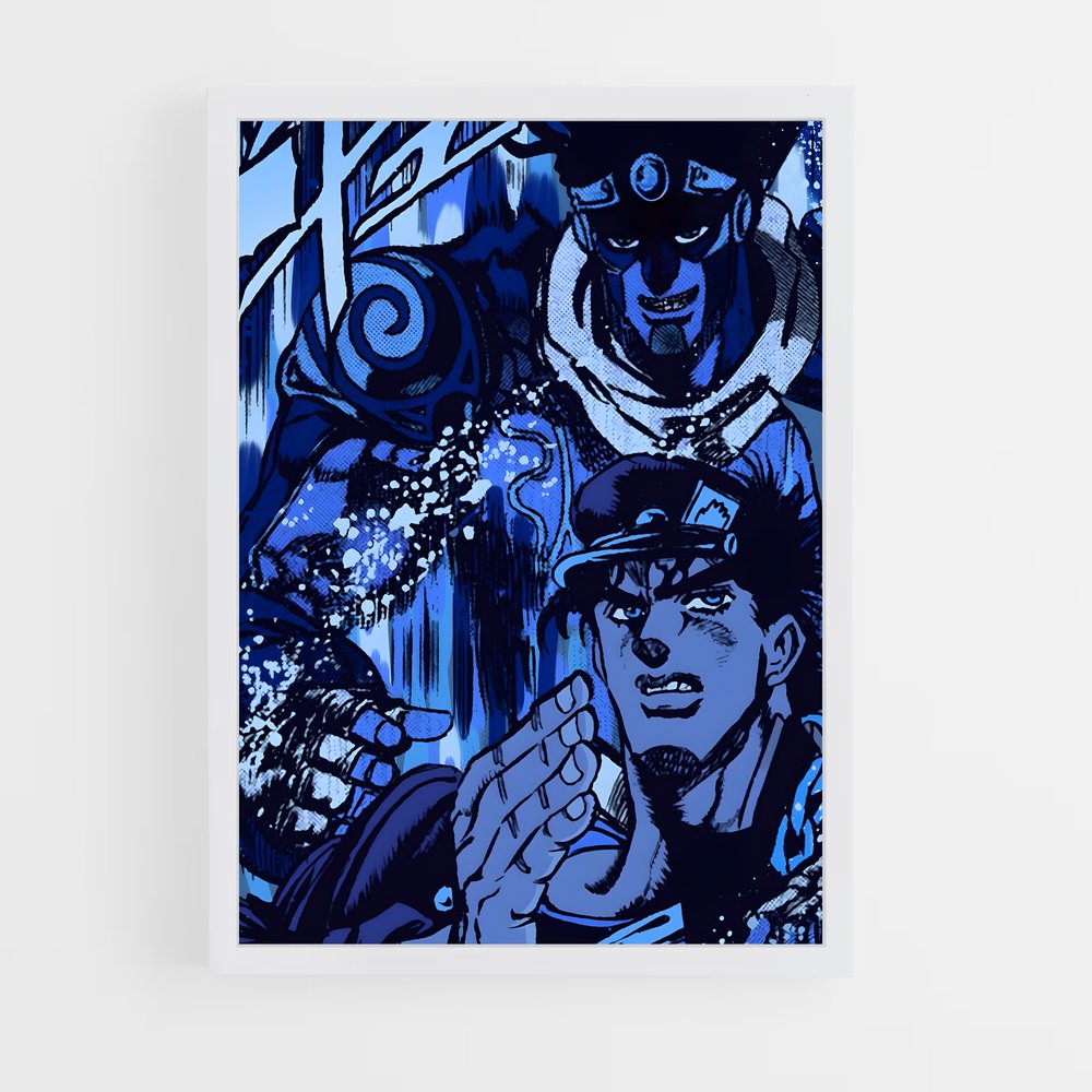jojo-bizarre-adventure-26 cadre Blanc