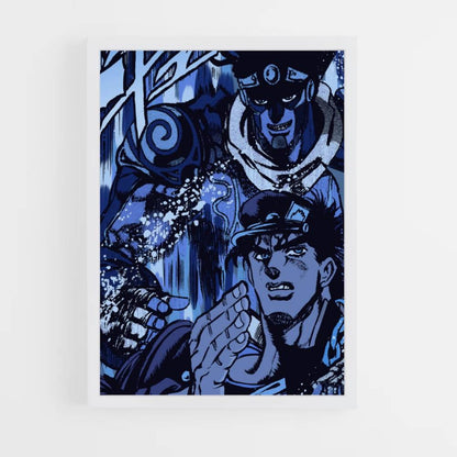 Póster Jotaro Azul