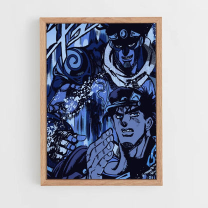 Póster Jotaro Azul