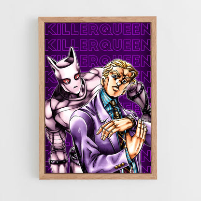 jojo-bizarre-adventure-28 cadre Bois clair