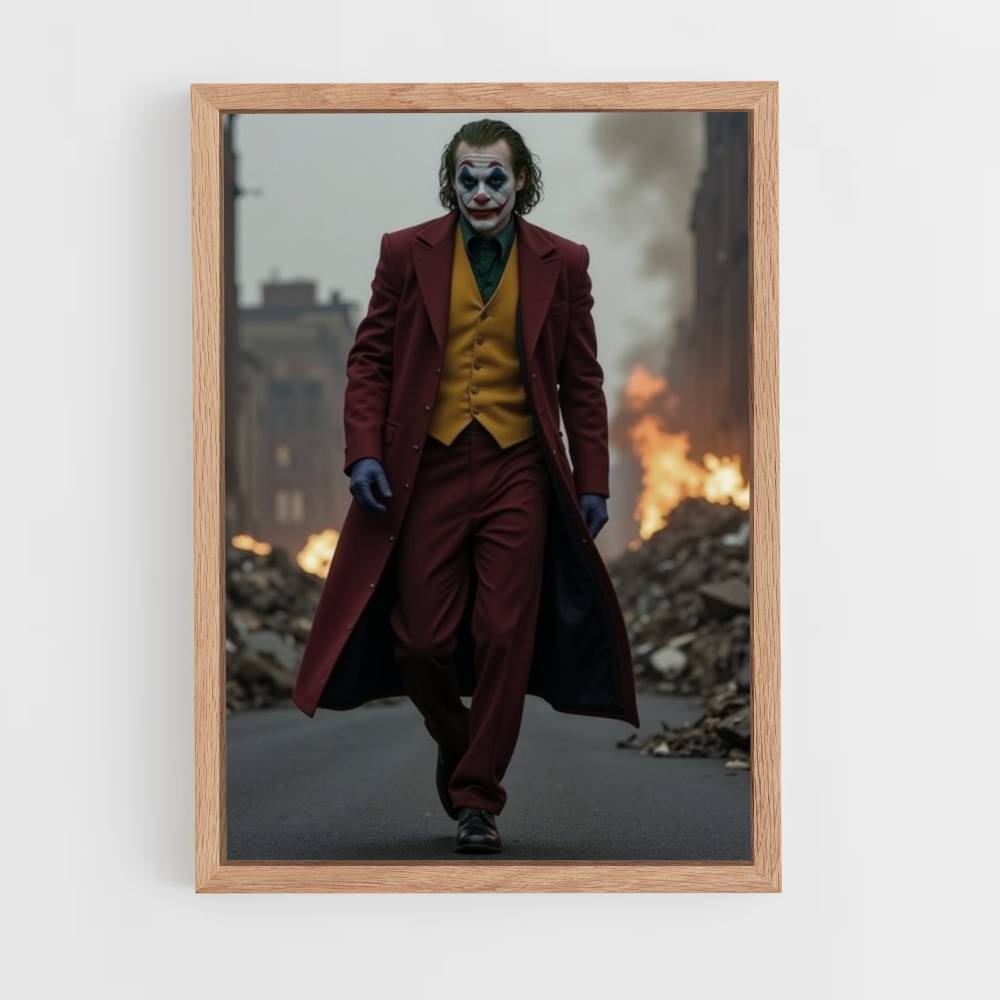 Póster Disfraz De Joker