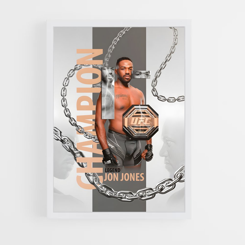 jon-jones-10 cadre Blanc