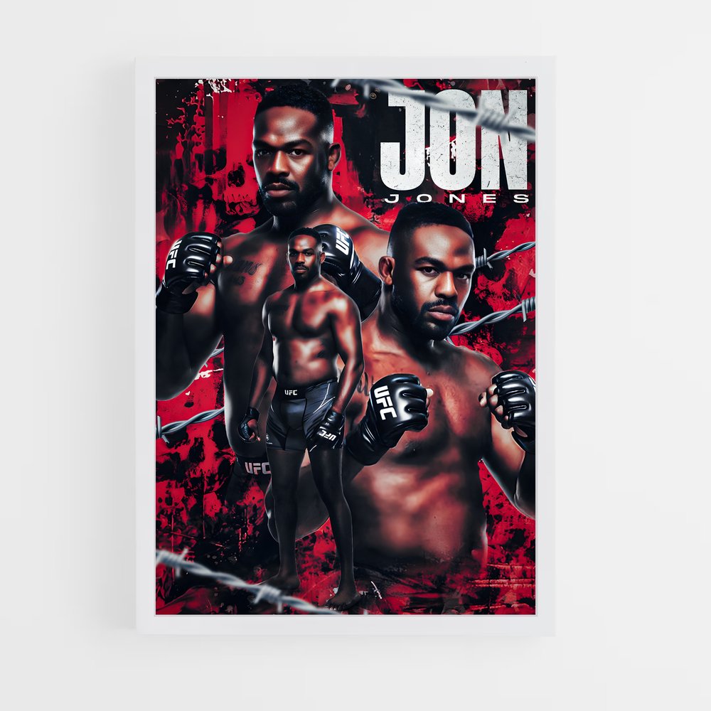 jon-jones-15 cadre Blanc