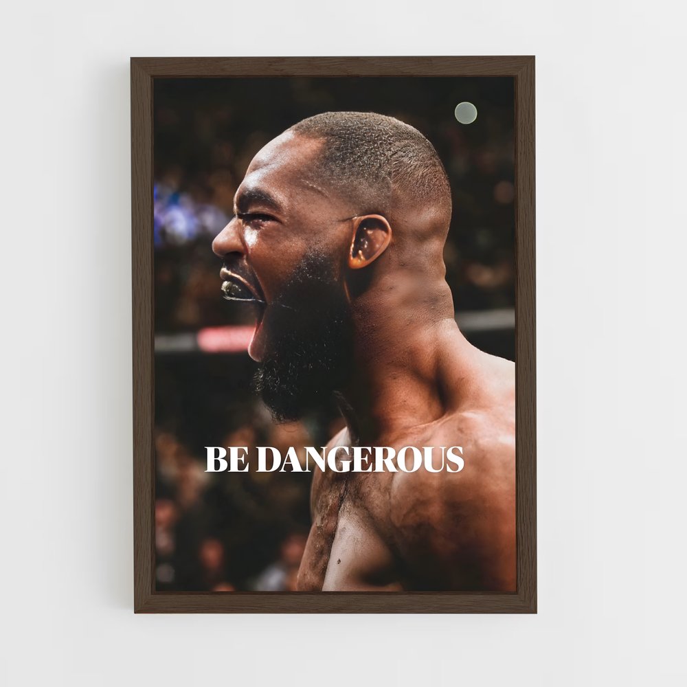 jon-jones-16 cadre Bois foncé