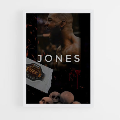jon-jones-3 cadre Blanc