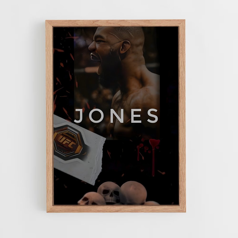 jon-jones-3 cadre Bois clair