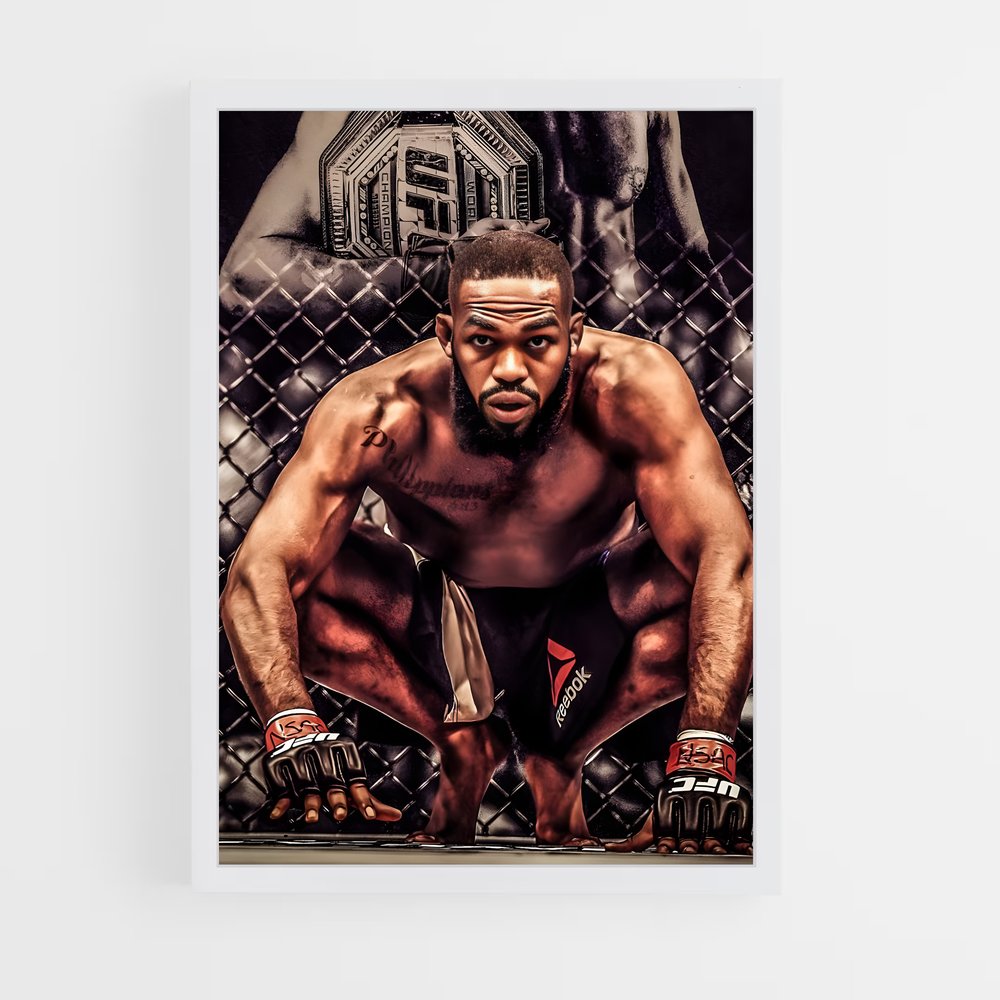 jon-jones-6 cadre Blanc