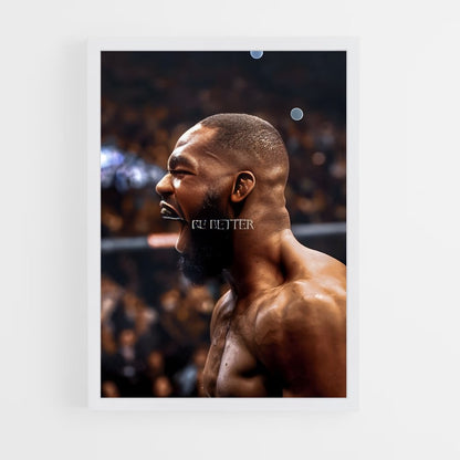 jon-jones-8 cadre Blanc