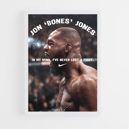 jon-jones-9 cadre Blanc