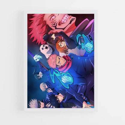 Póster Jujutsu Kaisen Combate