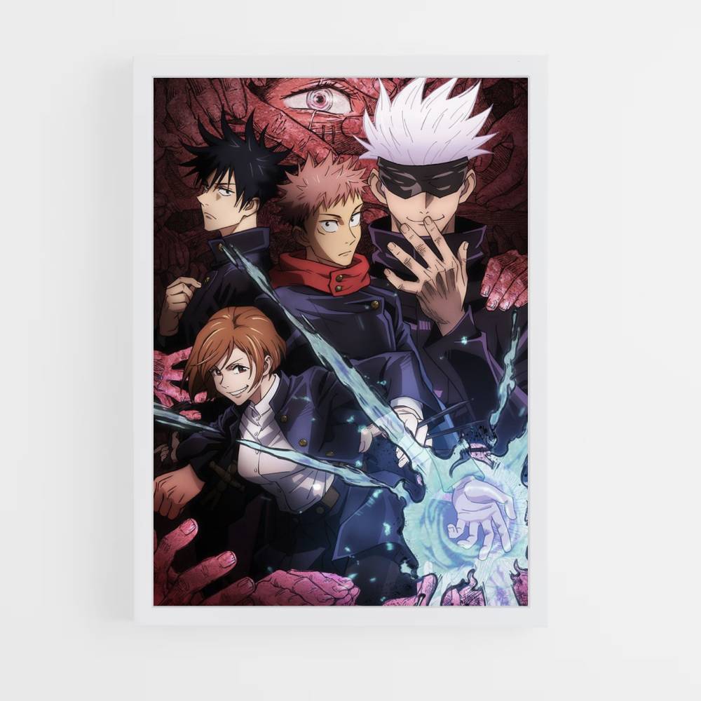 Equipo Jujutsu Kaisen Póster