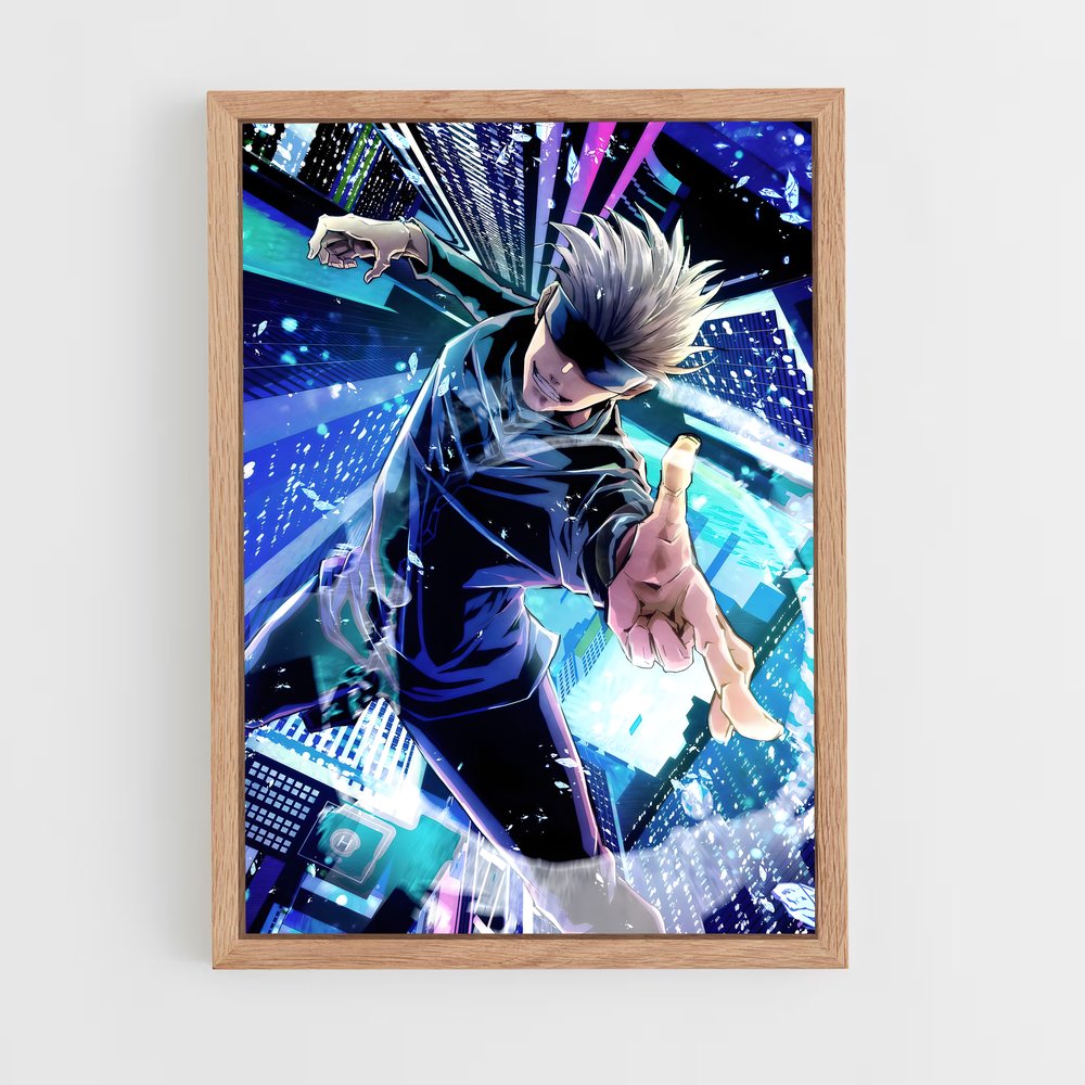 jujutsu-kaisen-9 cadre Bois clair