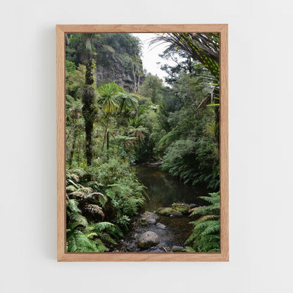 Póster Río de la selva