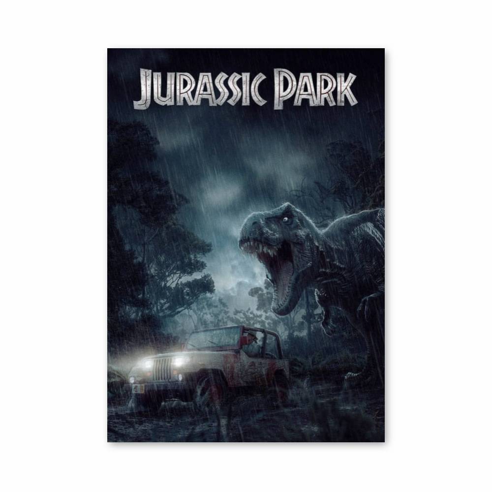 Poster Jurassic Park Nuit