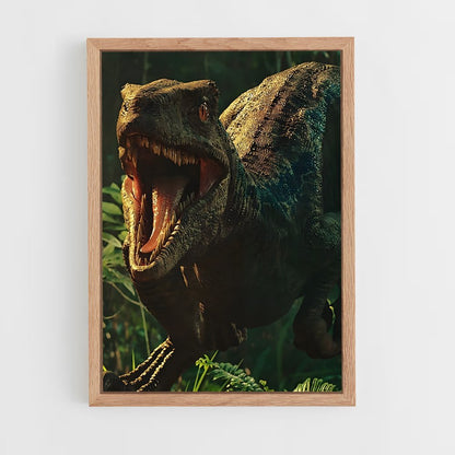 jurassic-park-15 cadre Bois clair