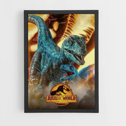 Raptor azul Póster