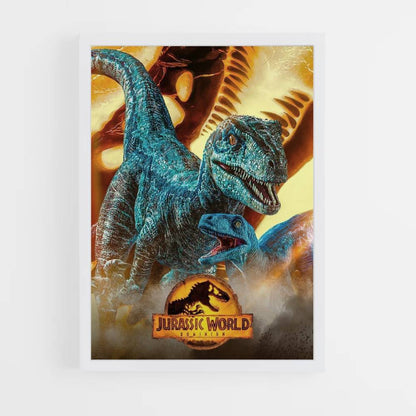 Raptor azul Póster