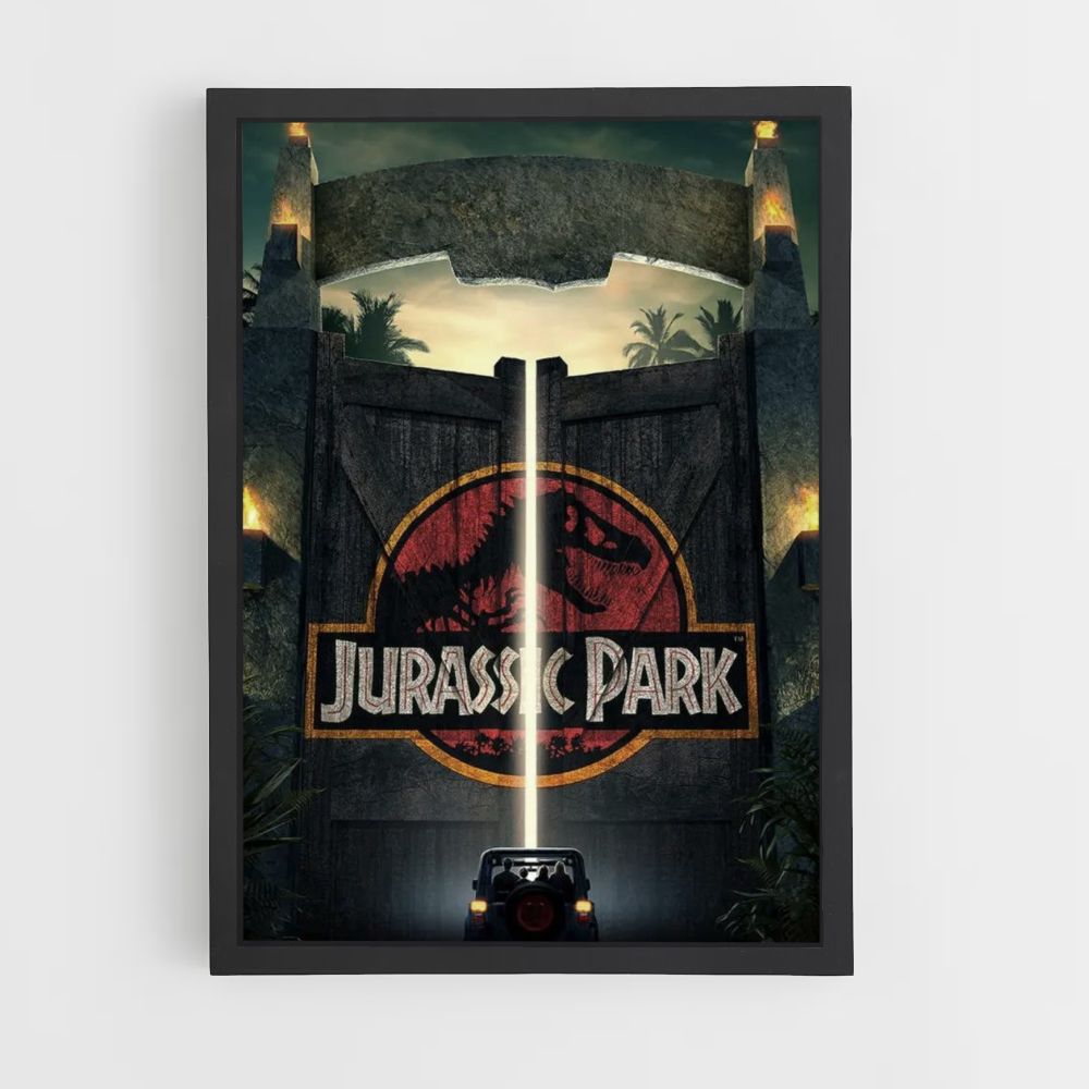 Póster Puerta del Parque Jurásico