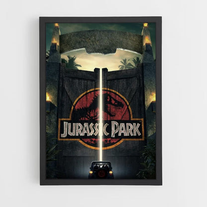 Póster Puerta del Parque Jurásico