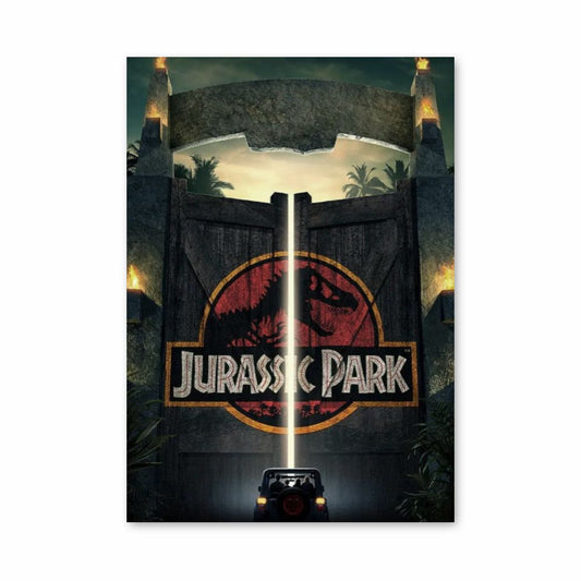 Póster Puerta del Parque Jurásico