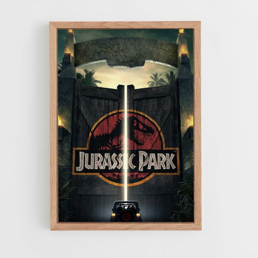 Póster Puerta del Parque Jurásico